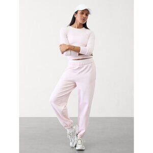 Athleta XL Forever Fleece Jogger Shell Pink X-Large Regular